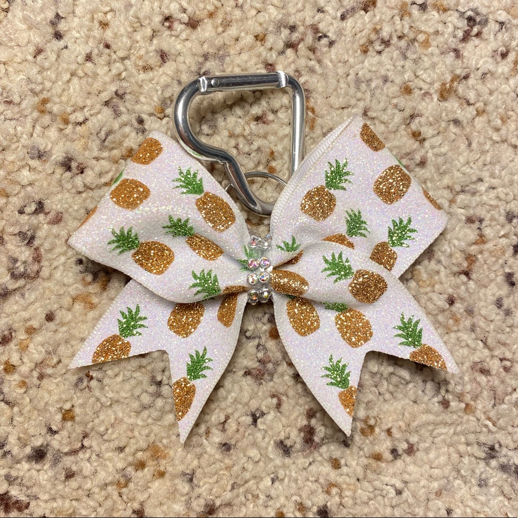 Pineapple Bow Keychain